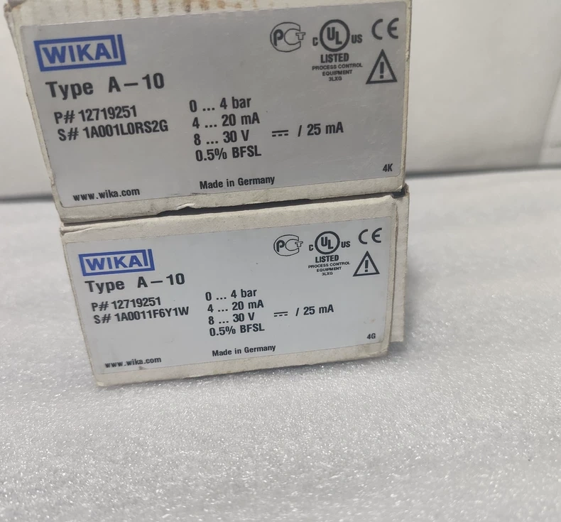WIKA A-10 Pressure Instrument thumbnail