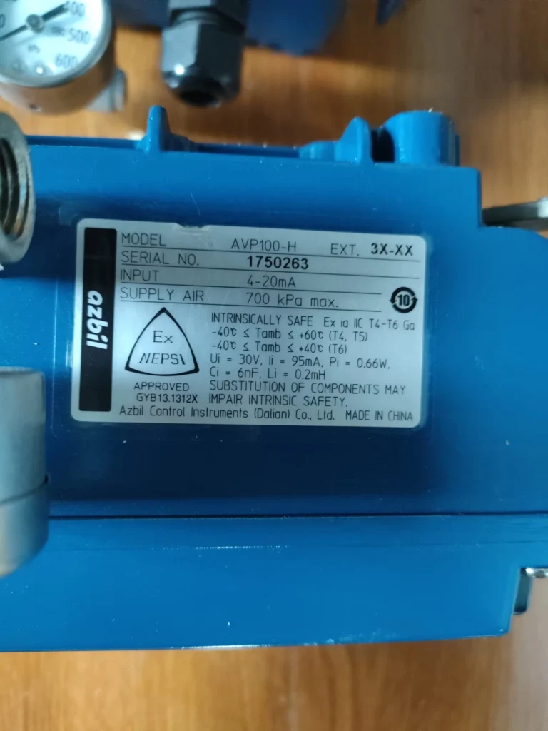 Azbil AVP100-H Valve Positioner