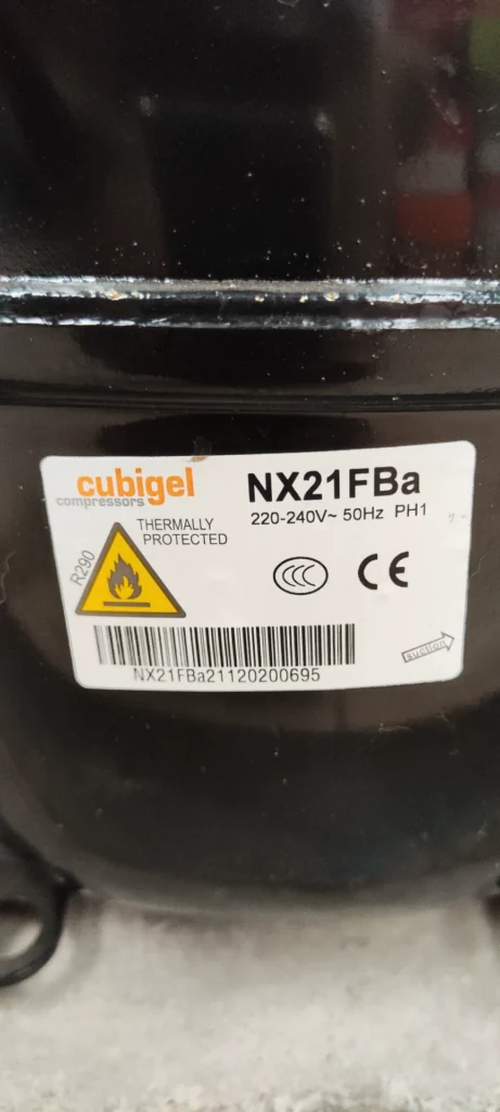 Cubigel NX21FBa Refrigeration Compressor thumbnail