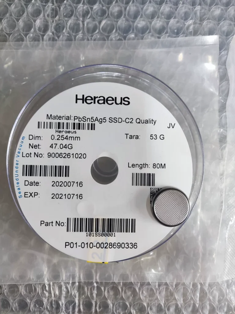 HERAEUS 101SS00001 Solder Wire