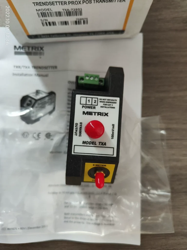 Metrix TXA-72931 Vibration Sensor thumbnail