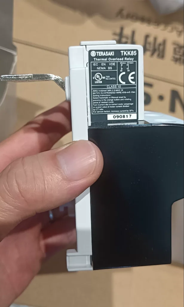 Terasaki TKK8585 Overload Relay