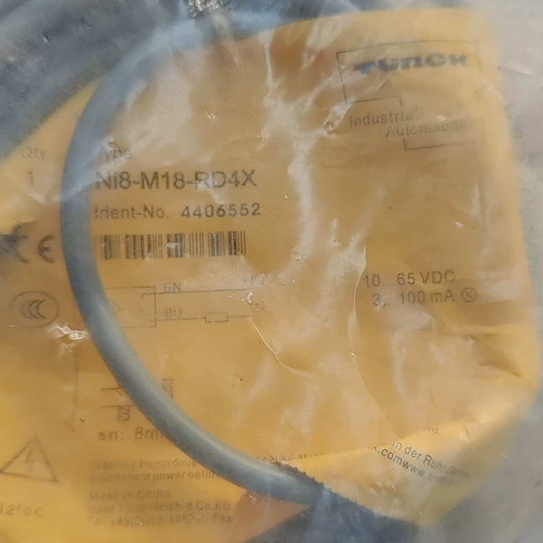 TURCK Ni8-M18-RD4X Proximity Switch thumbnail