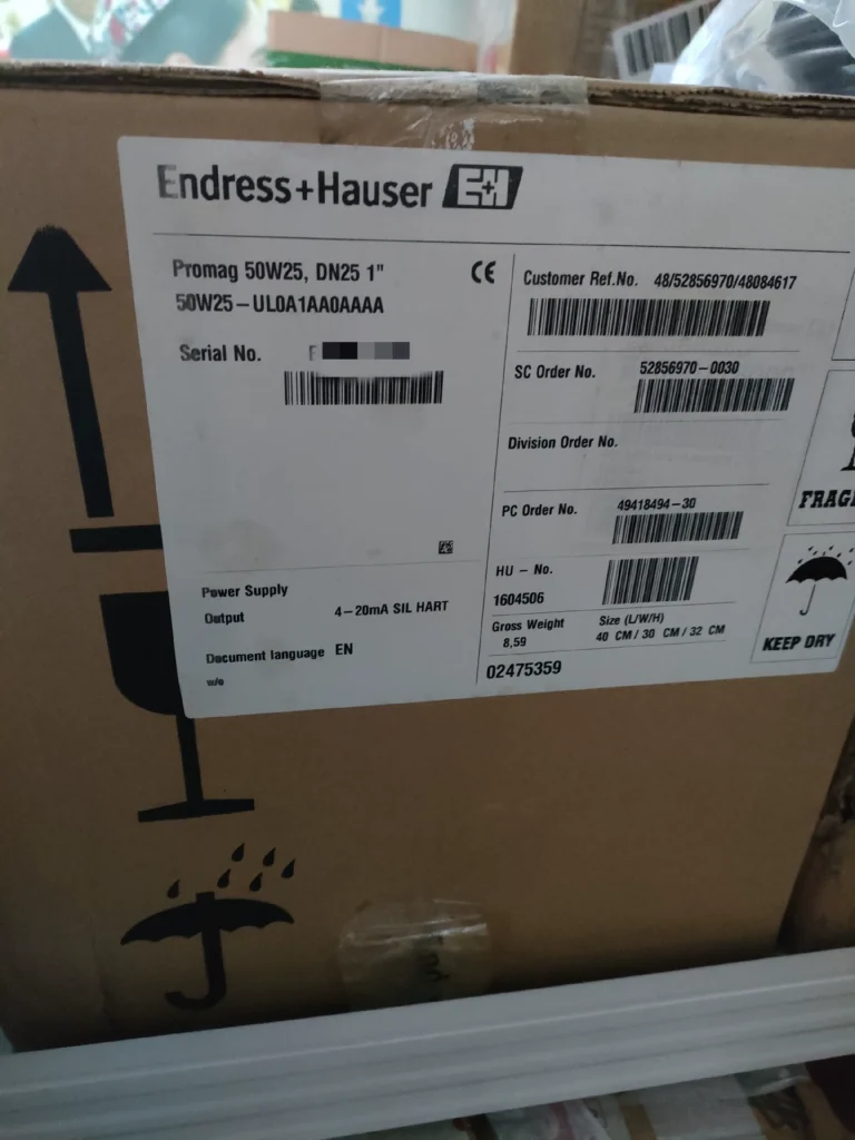 Endress+Hauser 50W25 Electromagnetic Flow Meter