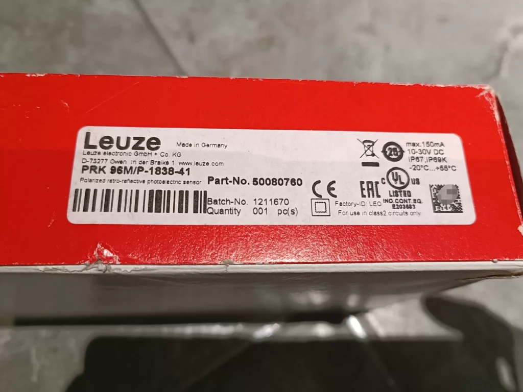 Leuze 96M/P-1838-41 Photoelectric Sensor thumbnail