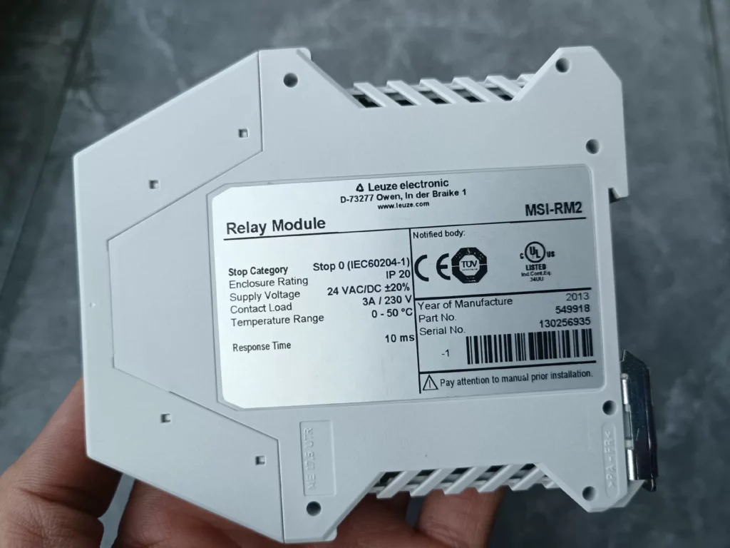 Leuze MSI-RM2 Safety Relay thumbnail