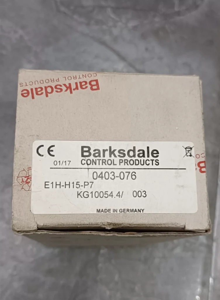 Barksdale E1H-H15-P7 Pressure Sensor thumbnail