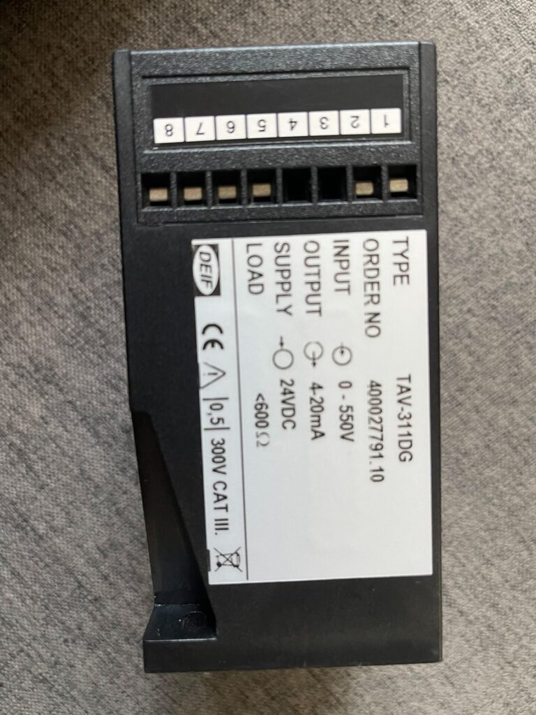 DEIF TAV-311DG Voltage Transducer