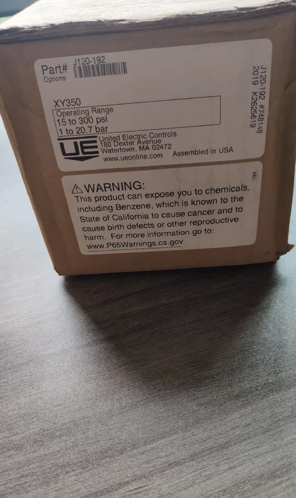 UE J120-192 Pressure Instrument