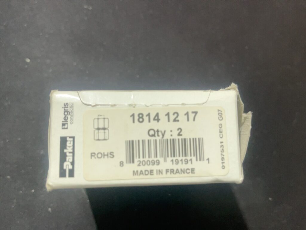 Legris 1814 12 17 Tube Fitting