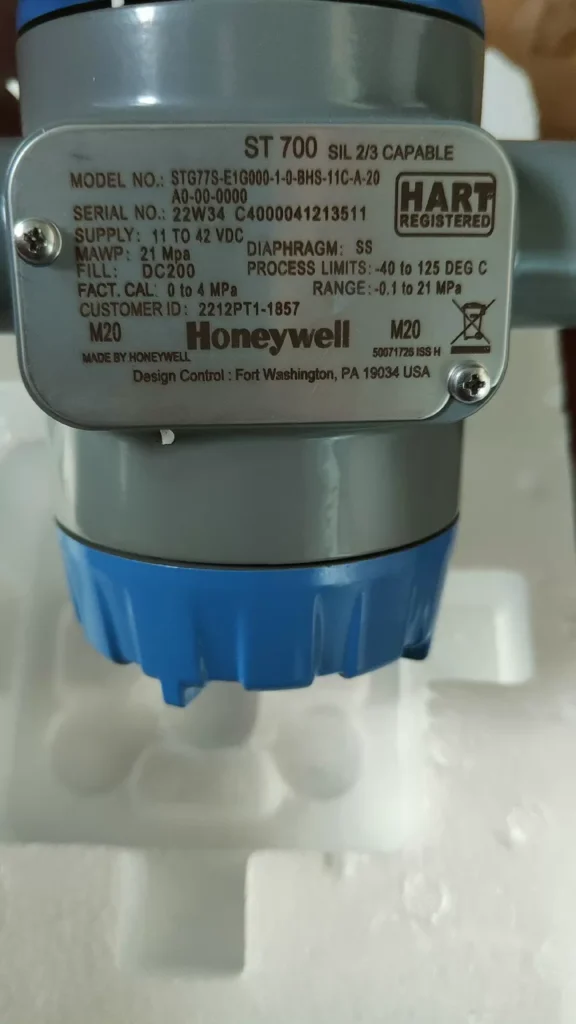 Honeywell STG77S-E1G000-1-0-BHS-11C-A-20 Pressure Instrument thumbnail