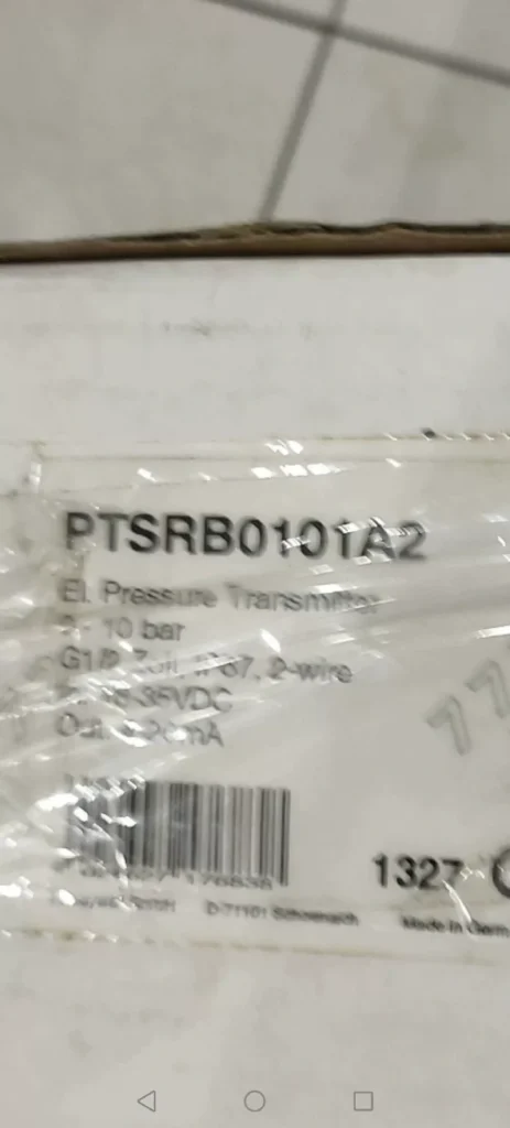 Honeywell PTSRB0101A2 Pressure Sensor thumbnail