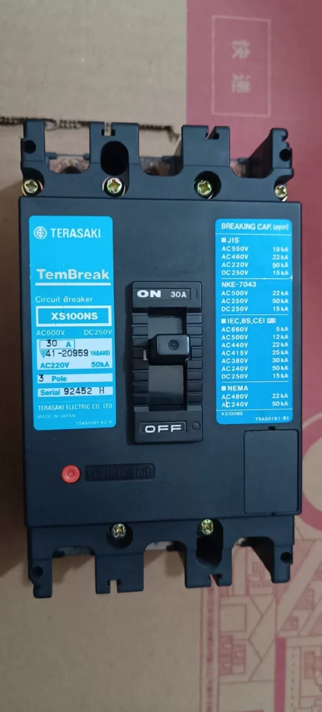 Terasaki XS100NS Circuit Breaker thumbnail