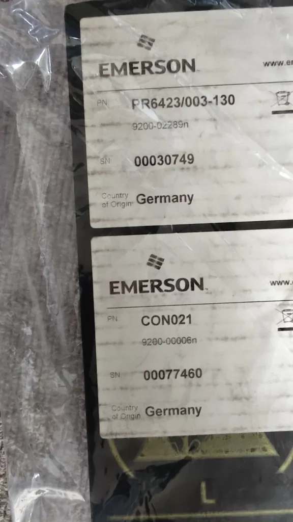 Emerson CON021 Vibration Sensor thumbnail