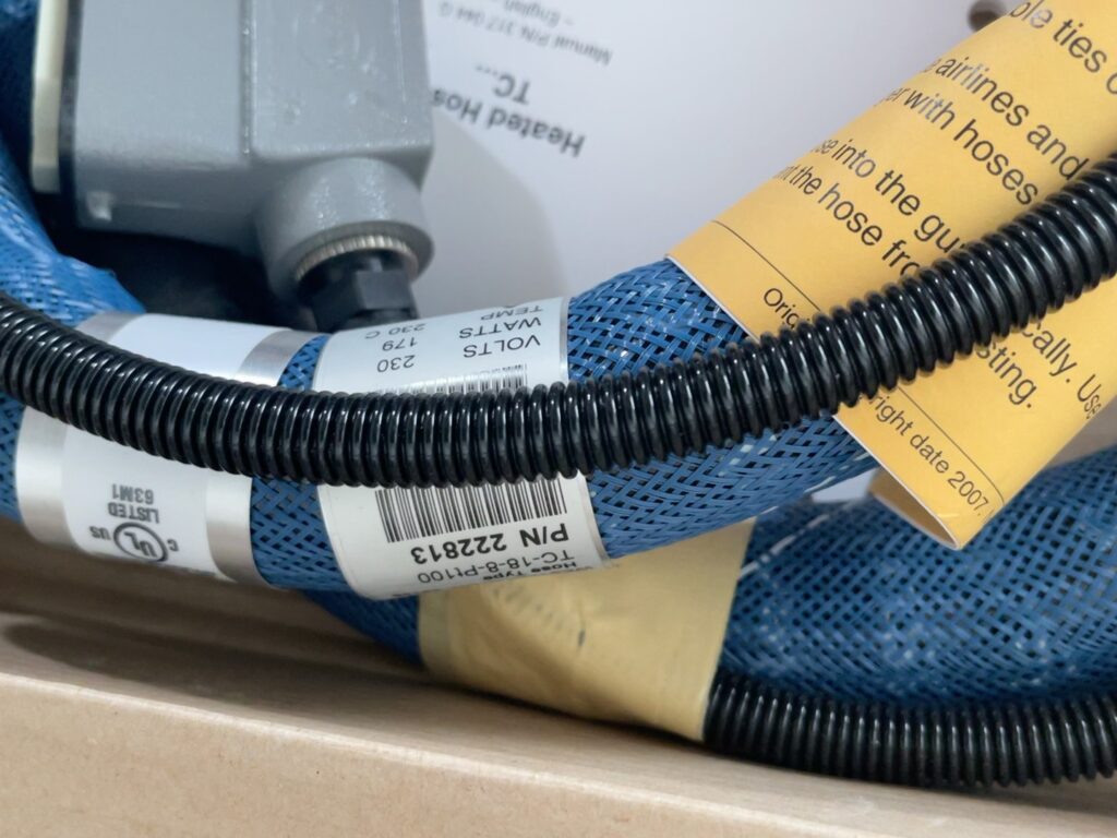 Nordson TC-18-8-Pt100 Heated Hose