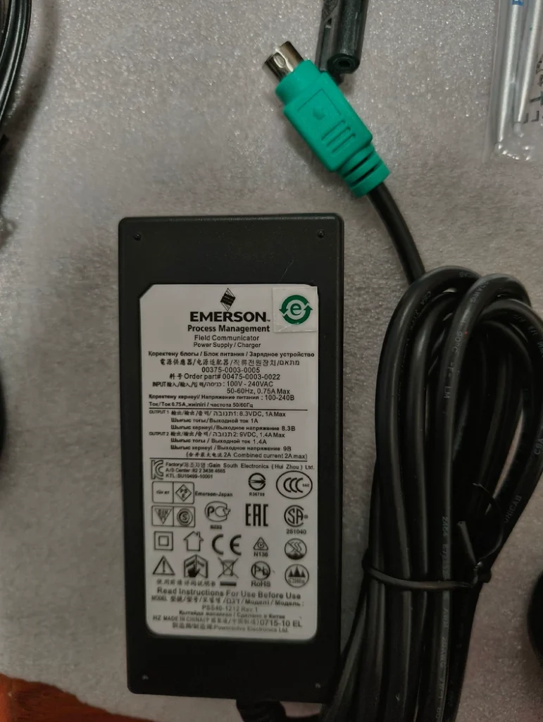 Emerson 00475-0003-0022 Power Supply and Charger