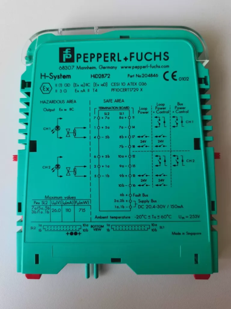 Pepperl+Fuchs HID2872 Safety barrier