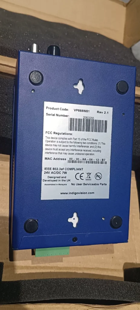 IndigoVision VP888W81 Encoder