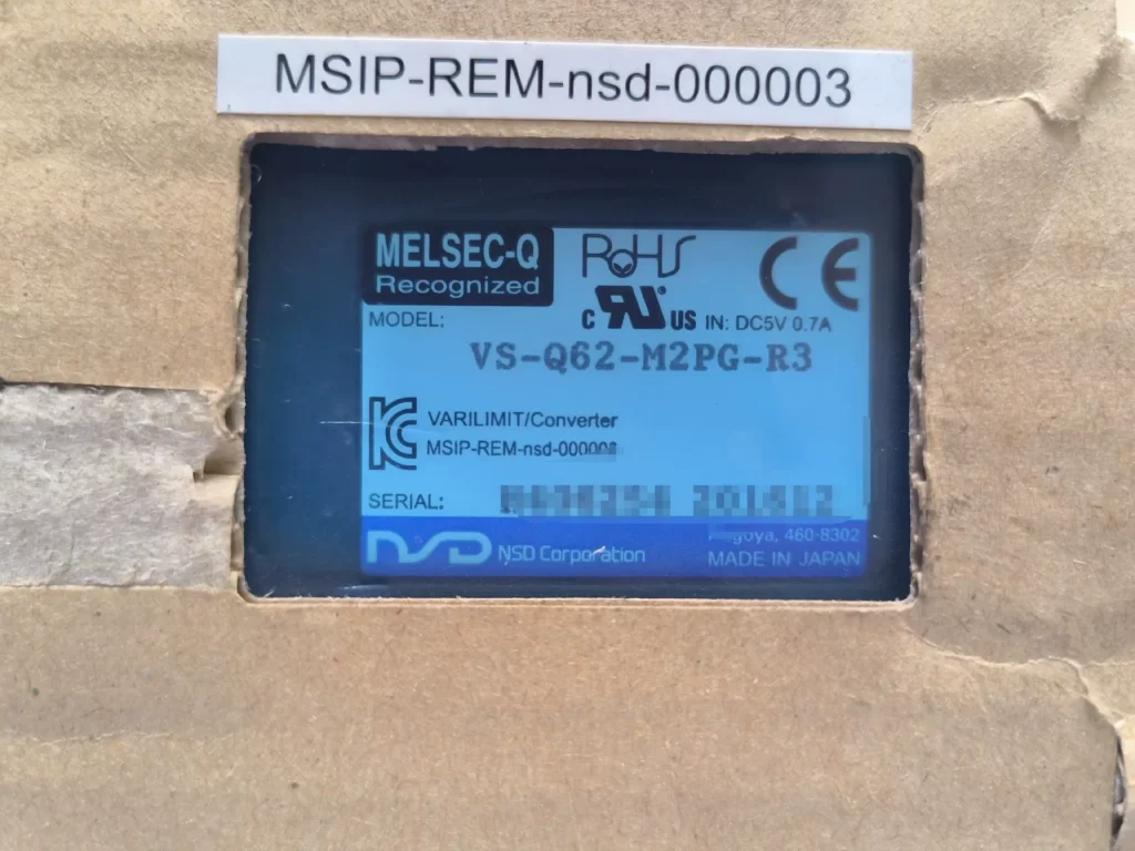 NSD VS-Q62-H2PG-R3 Resolver Interface Module