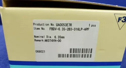 Fujikin FBDV-6.35-2B3 Valve thumbnail