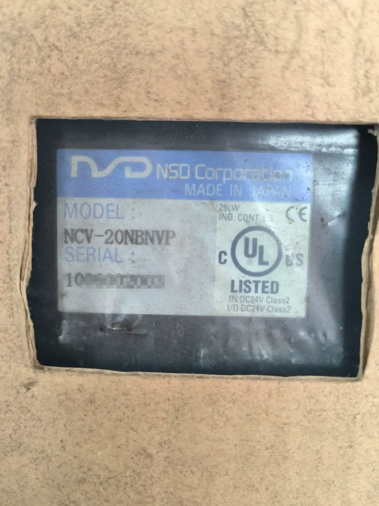 NSD NCV-20NBNVP Rotary Encoder