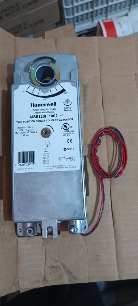 Honeywell MS8120F Actuator thumbnail