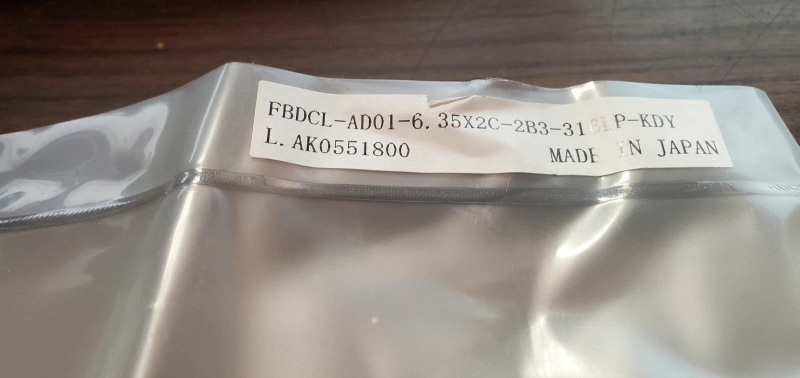 Fujikin FBDCL-AD01-6.35X2C-2B3-316LP-KDY High-Purity Process Valve