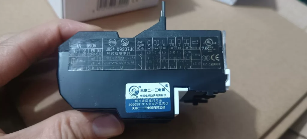 Tianshui 213 JRS4-09307dC Overload Relay thumbnail