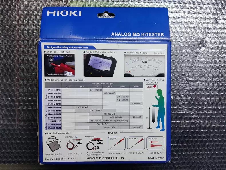 HIOKI IR4013-10 Megohmmeter thumbnail