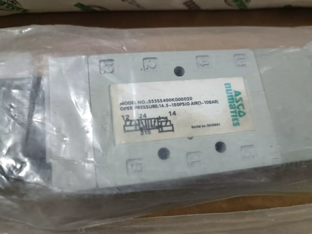 ASCO 553SS400KG00020 Solenoid Valve thumbnail