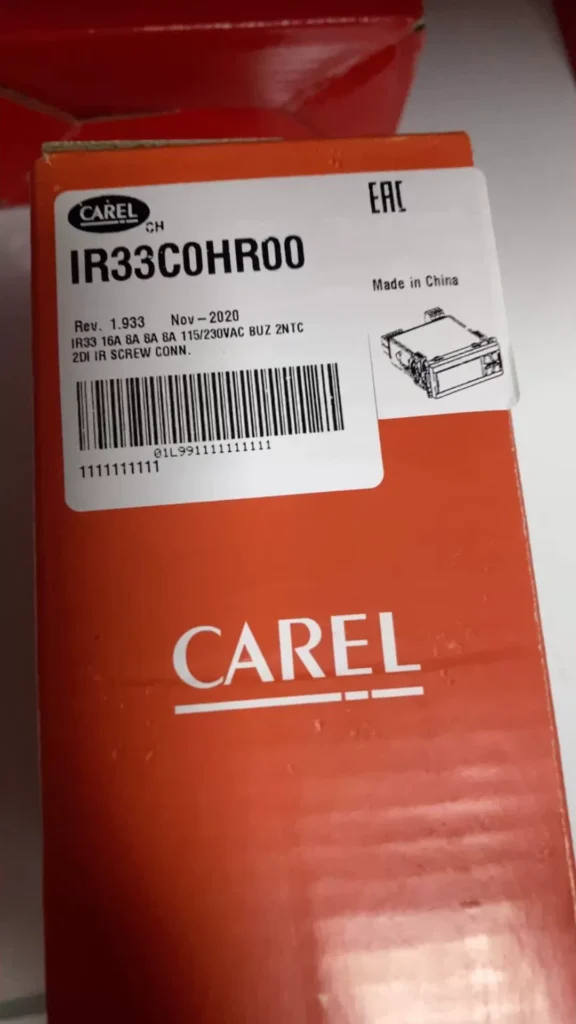 CAREL IR33C0HR00 Temperature Controller