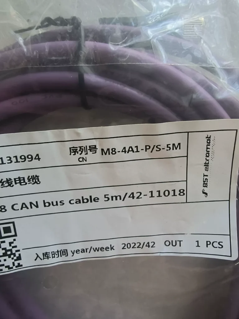 BST M8-4A1-P/5-5M Industrial Cable thumbnail