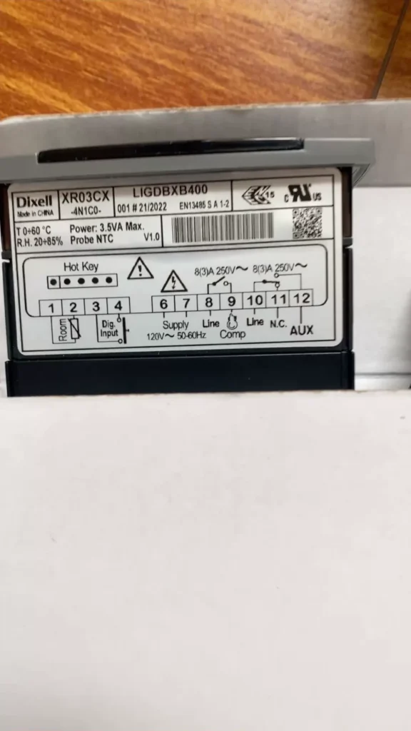 Dixell XR03CX-4N1C0 Temperature Controller