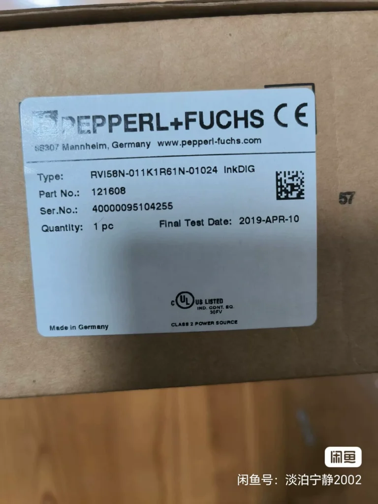 Pepperl+Fuchs RVI58N-011K1R61N-0 Rotary Encoder