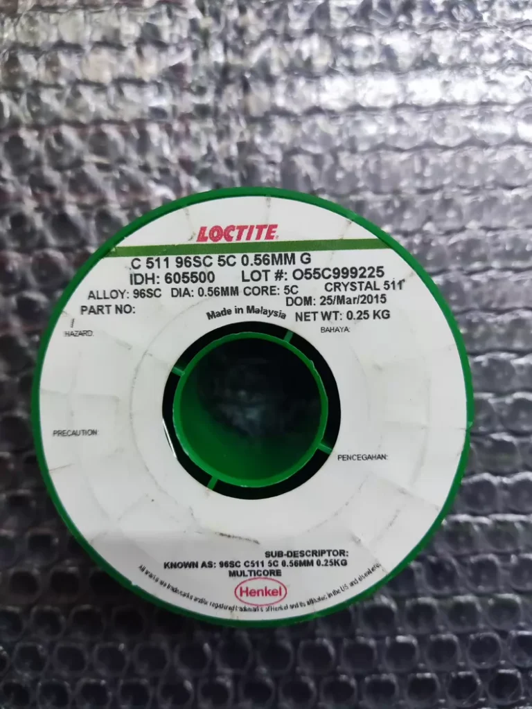 HAZARD. 96SC Solder Wire