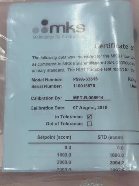 MKS Instruments P99A-33518 Vacuum Pressure Sensor thumbnail
