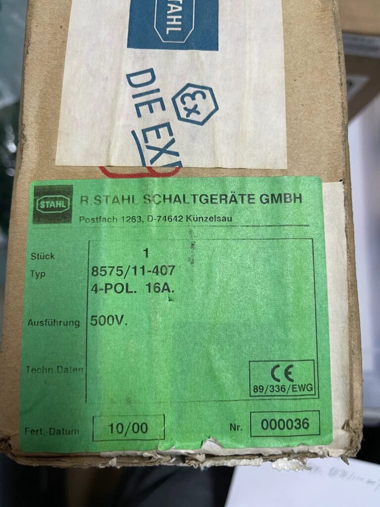 R. STAHL 8575/11-407 Switch