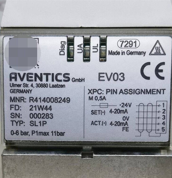 Aventics R414008249 Pneumatic Valve