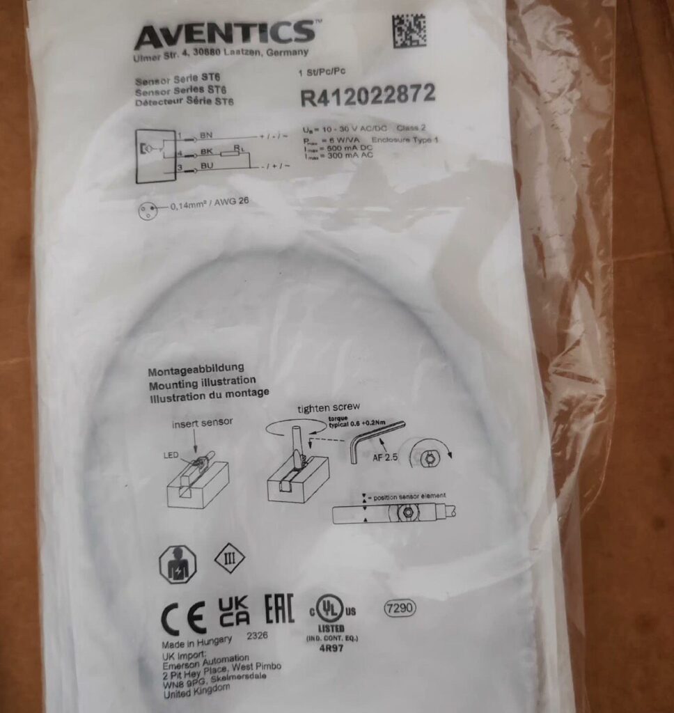 Aventics R412022872 Pneumatic Component thumbnail