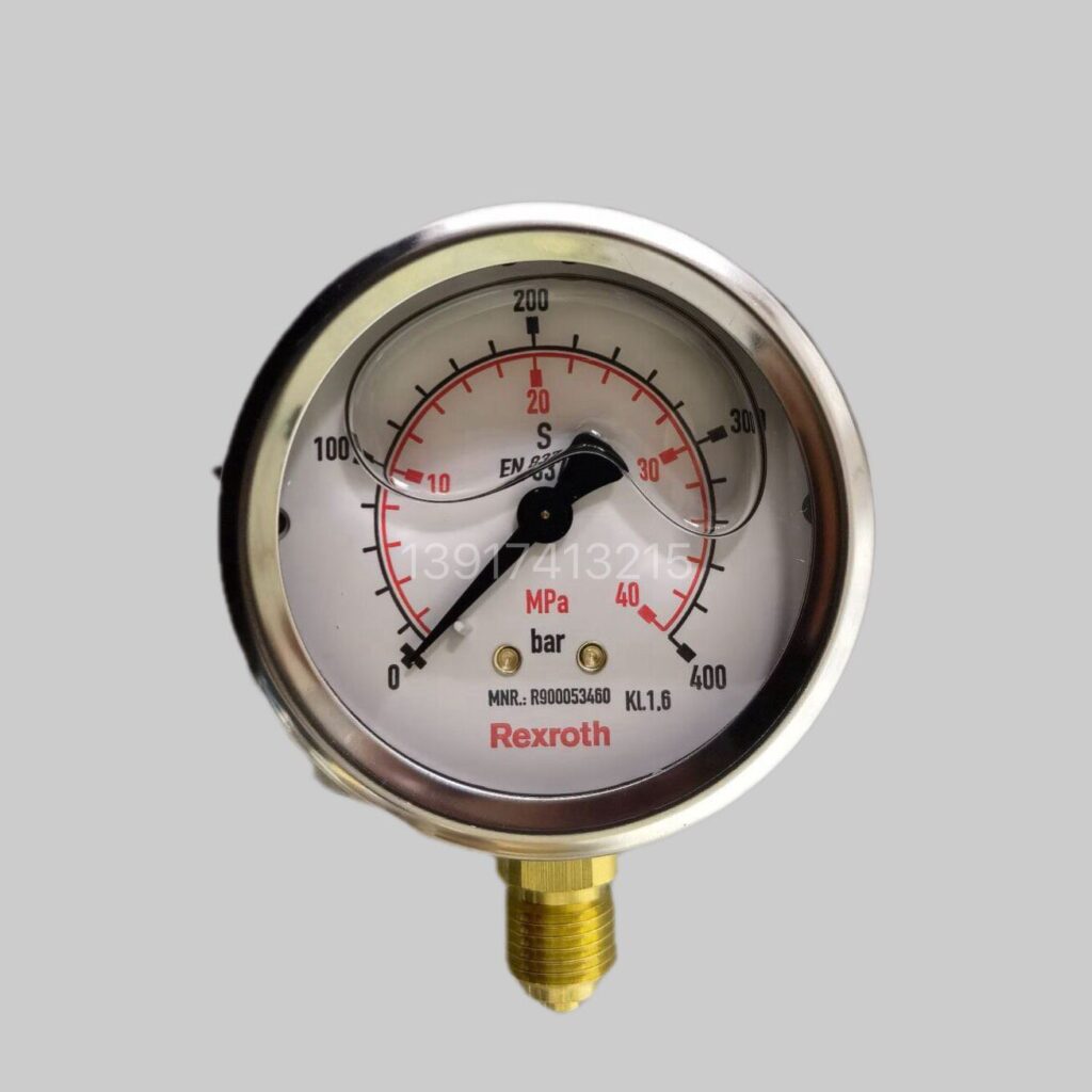 Bosch Rexroth R900053460 ABZMM63-400BAR/MPA-U/V-G Pressure Gauge