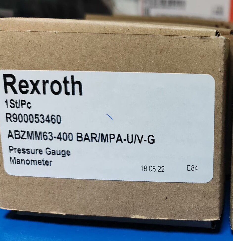 Bosch Rexroth R900053460 ABZMM63-400BAR/MPA-U/V-G Pressure Gauge thumbnail