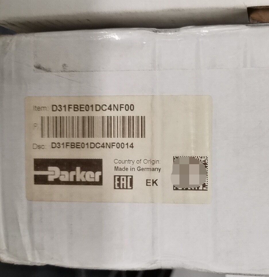 Parker D31FBE01DC4NF00 Valve