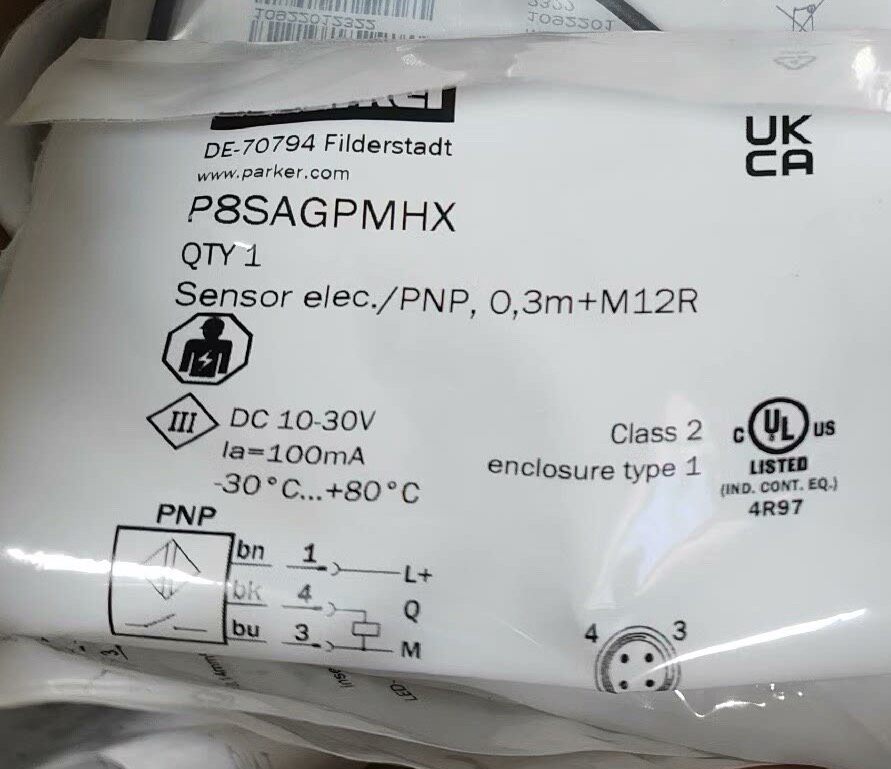 Parker P8SAGPMHX Pressure Sensor thumbnail