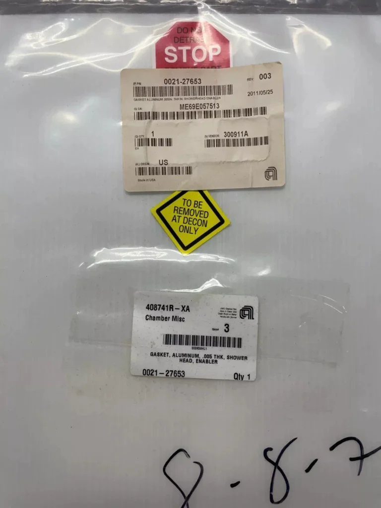 Applied Materials 0021-27653 Semiconductor Equipment Gasket