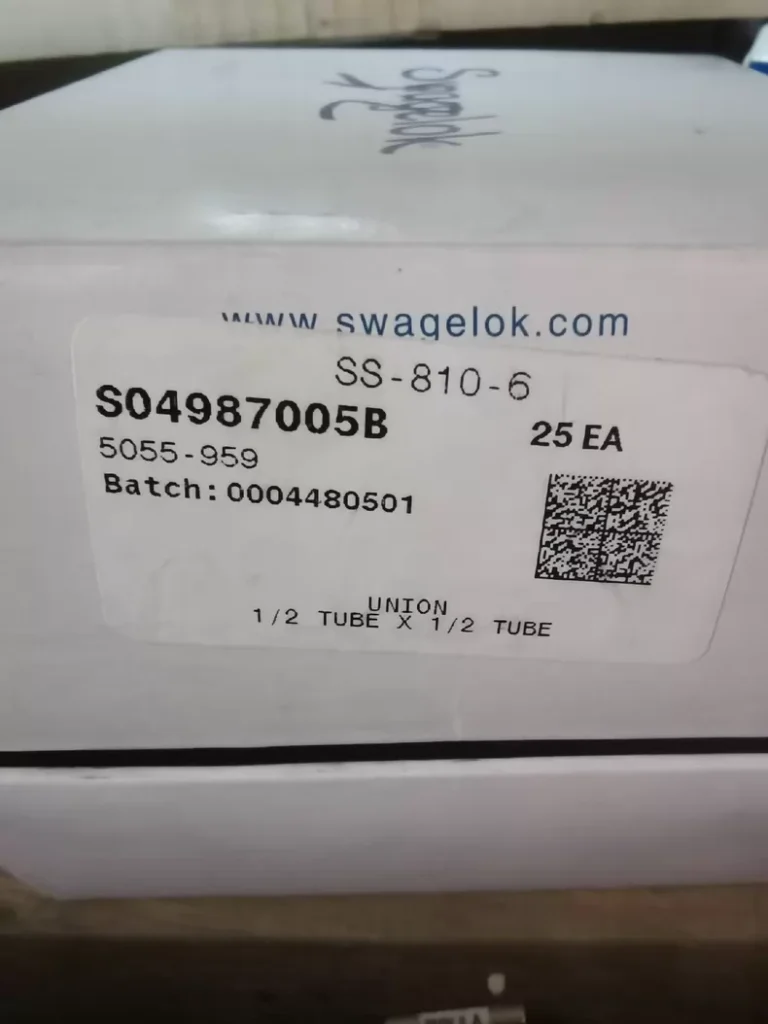 Swagelok SS-810-6 Tube Union Fitting