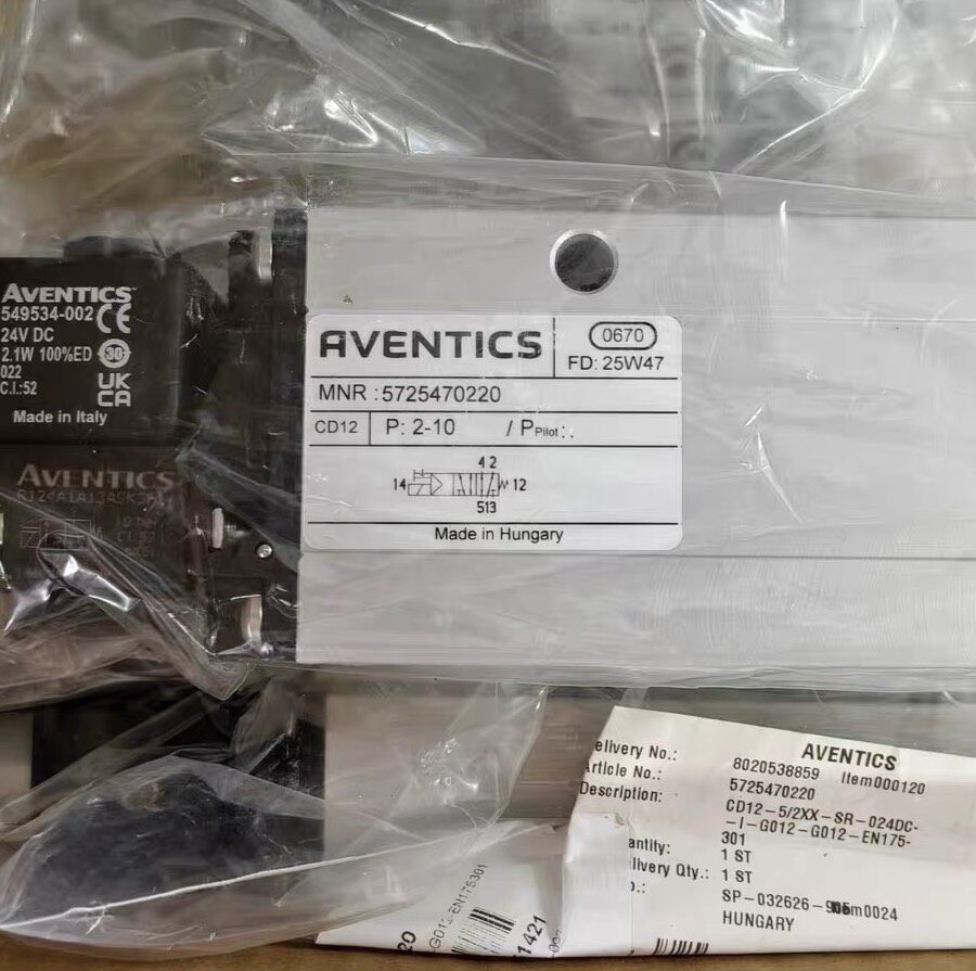 Aventics 5725470220 Pneumatic Valve thumbnail