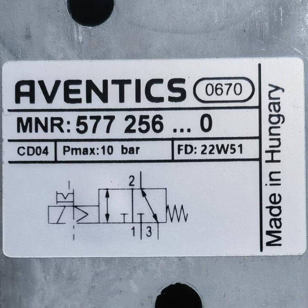 Aventics 5772560220 Solenoid Valve thumbnail