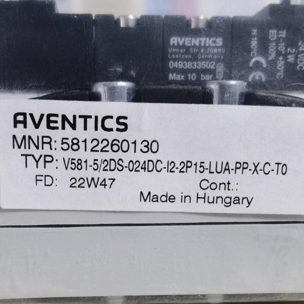 Aventics 5812260130 Pneumatic Valve thumbnail