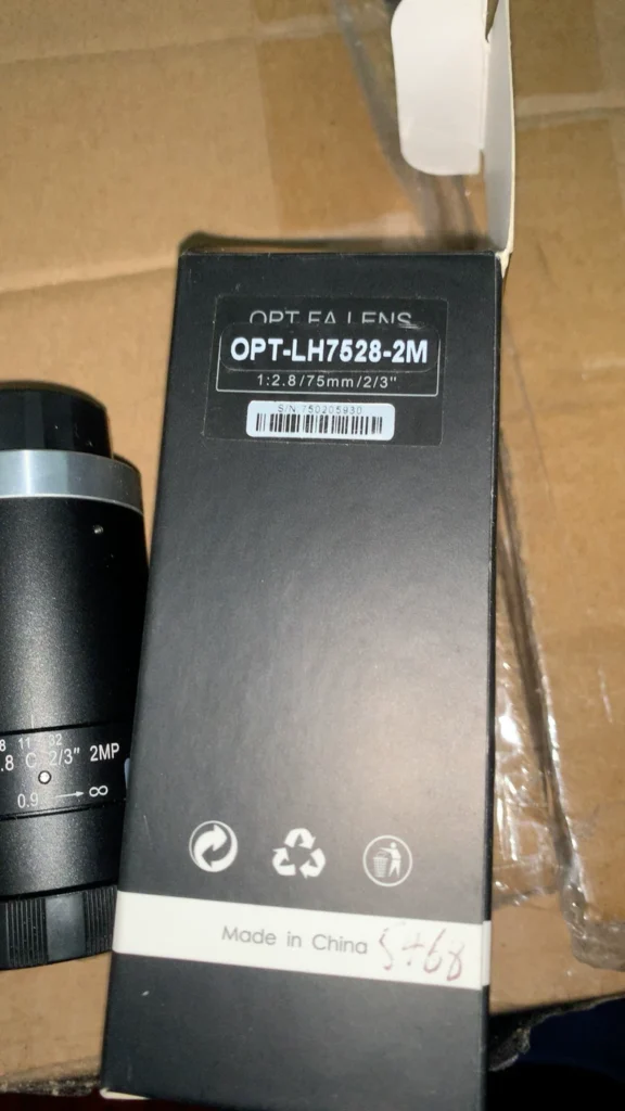 OPT 2MP Industrial Lens thumbnail