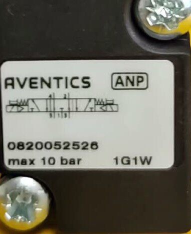 Aventics 0820052526 Pneumatic Valve thumbnail